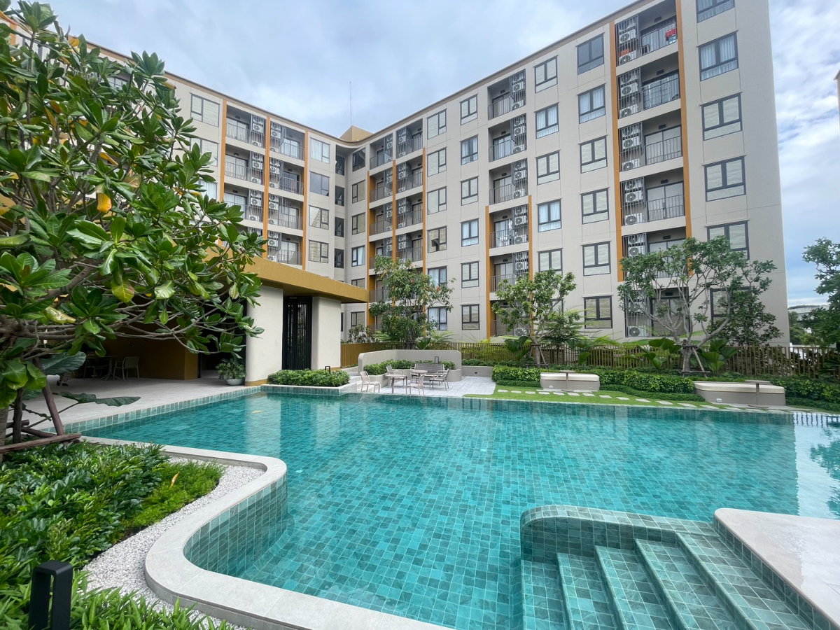 รูป ขายห้องพร้อมแต่ง 31 ตร.ม. วิวสระ | THE BASE ศรีจันทร์ ใกล้เซ็นทรัลขอนแก่น - รูปที่ 1/15