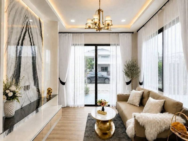 รูป Pet-Friendly 3 Bed Modern European House for Rent East Pattaya - รูปที่ 3/14