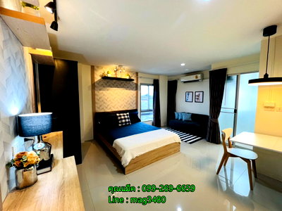 Condos for sale : Call : 099-269-6659 Condo Asakan City Ramkhamhaeng @Lotus Sukhaphiban 3, Size 23.5 sq.m 3 floor, Facing East, Fully furnished