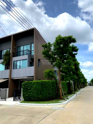 Townhouses for rent ตั้งฮั่วเส็ง(ธนบุรี) : For Rent Townhouse/Townhome  , Baan Klang Muang Ratchaphruek , corner unit , wide frontage , Mahasawat , Bang Kruai , Nonthaburi , CX-167739 ✅ Live chat with us ADD LINE @connexproperty ✅