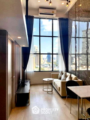 Condos for rent : High-Floor 1-BR 44 Sqm At Knightsbridge Prime Sathorn,  BTS Saint Louis (ID 411057)