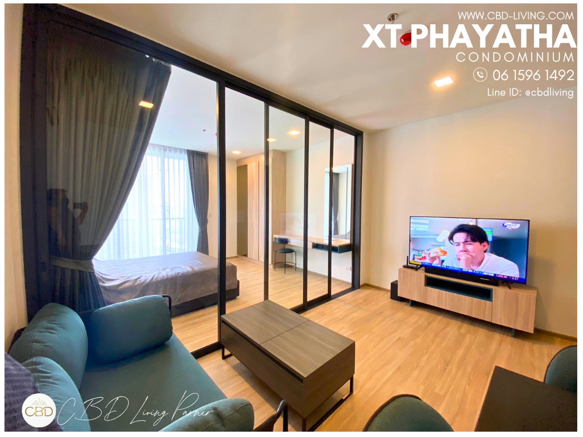 รูป For Rent XT Phayatha 42 sq.m. 1 Bedroom ชั้นสูง วิวไม่บล๊อก พร้อมย้ายเข้า - รูปที่ 1/4