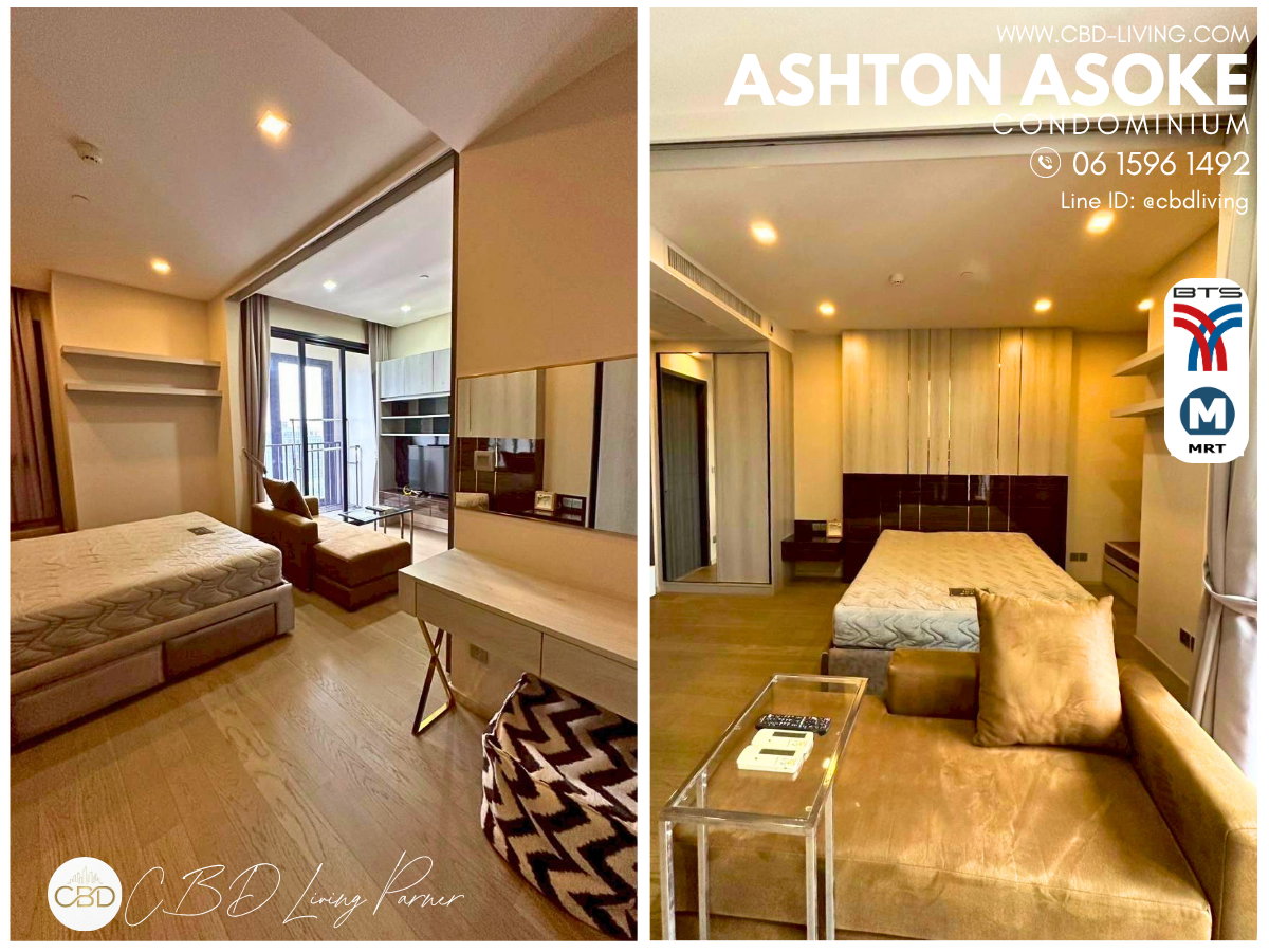รูป Ashton Asoke For Rent | 1 Bedroom Condo | Fully Furnished | Ready to Move In - รูปที่ 3/3