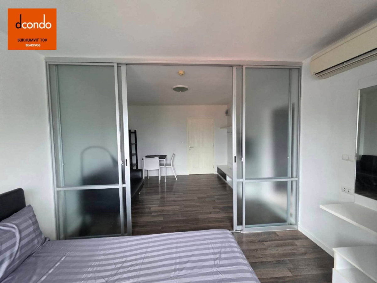 รูป ขายถูกคอนโด D Condo สุขุมวิท 109 ชั้น 8 ห้องกว้างอยู่สบาย เฟอร์ฯครบพร้อมอยู่ วิวโล่งไม่บังวิว ทำเลดีเดินทางสะดวก ใกล้รถไฟฟ้า BTS แบริ่ง - รูปที่ 4/10