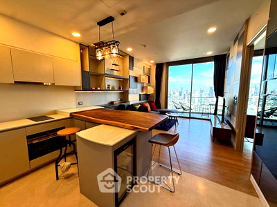 คอนโดให้เช่า : ชั้น 35 คอนโด 1 ห้องนอน Magnolias Waterfront Residences ใกล้ BTS สะพานตากสิน (ID 3188627)