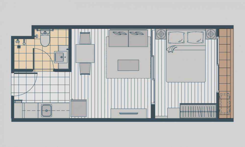picture Condo for sale: A Space Me Sukhumvit 77. near BTS On Nut and MRT Sri Nut. 28.5 sq.m. unit on the 6th floor, Building B. - 10/14
