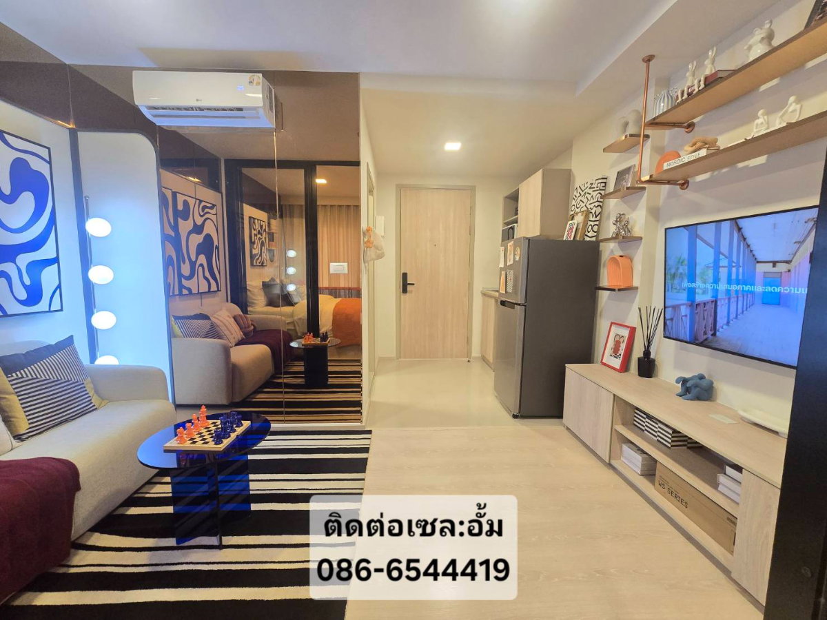 รูป 🔥 ดีคอนโด วิวิด รังสิต ตรงข้าม ม.กรุงเทพ | เริ่ม 1.89 ล้าน | ห้องพร้อมอยู่ | โปรสุดคุ้ม! - รูปที่ 6/10