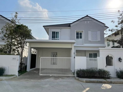ME2500465 ให้เช่าบ้านเดี่ยว 2 ชั้น ชัยพฤกษ์ บางนา กม 15 บ้านสวยพร้อมอยู่