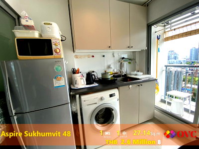 ขายคอนโด : พร้อมขาย! @Aspire Sukhumvit 48