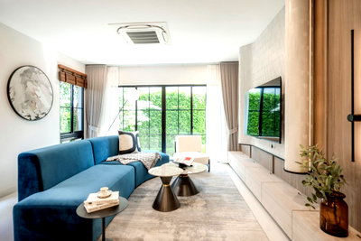 Houses for rent Bangkok : P0867/[For Rent] Nantawan Rama 9 – New Krungthep Kreetha | Luxury French Eclectic Villa
