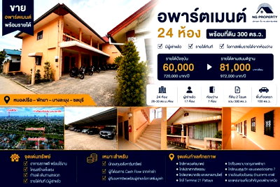 กิจการ ศาลาว่าการเมืองพัทยา : 💥ด่วน ราคาดีมาก💥ขายอพาร์ตเมนต์ พัทยา  หนองปรือ อ.บางละมุง ชลบุรี