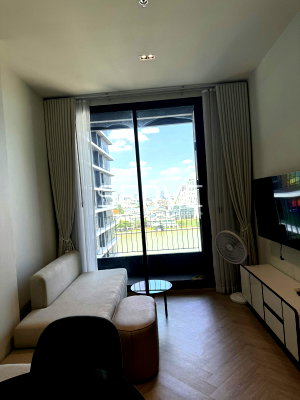 Condos for rent : 🔥29K🔥 -  Best River View 2 Bed Nice Room 49 sq.m. Good Location Close to Asiatique Riverfront at Chapter Charoennakhon Riverside Condo /For Rent