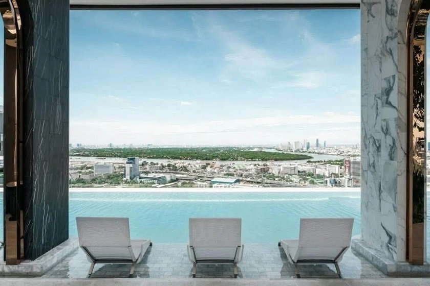 รูป ว่างแล้วครับ ชั้น 17 Life Rama 4 - Asoke วิวสวนเบญจกิติโล่งๆ ห้องนี้พิเศษหน่อยเพราะเห็นทั้งสวนเบญจกิติและบางกระเจ้า ตอนเย็นแสงสวยมากครับ - รูปที่ 8/10