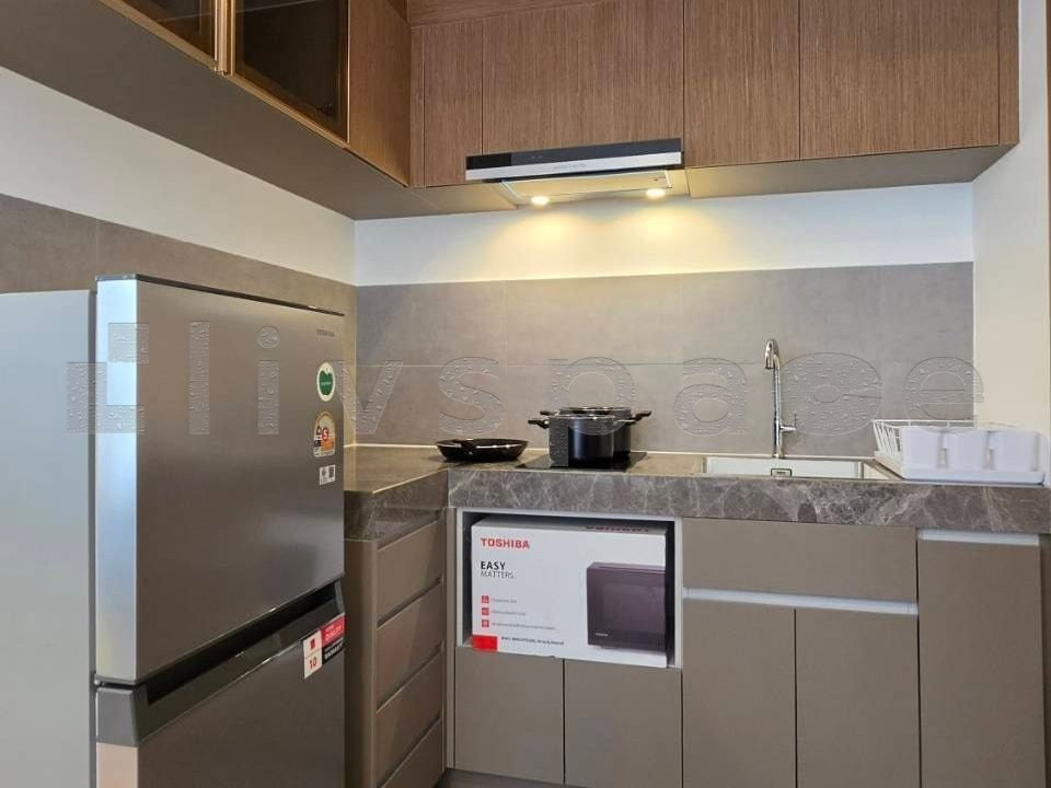 รูป ▚ L07C09ツ ให้เช่า: Holme Ekkamai 22 1 Bed 43ตร.ม. วิวโปร่ง 2 ทาง มีอ่างอาบน้ำ แต่งสไตล์ มินิมอล มูจิ✨ - รูปที่ 6/9