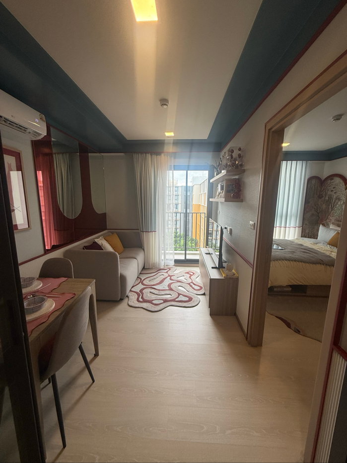รูป ✨ The Base Rise ห้อง 1 Bedroom แต่งครบ พร้อมเข้าอยู่! 30 ตร.ม. | เริ่ม 3.29 ล้าน* - รูปที่ 3/10