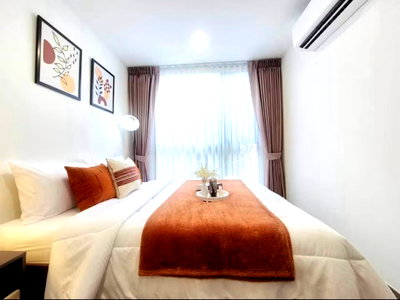 Condos for rent : S327 🔥 For Rent 📍 Maroon Ratchada 32 📍 Brand new room, fully furnished, ready to move in.