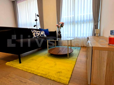 Condos for rent : ▚ L07C09ツ FOR RENT: Holme Ekkamai 22 1 Bed 43sqm Dual View Bathtub Minimal Muji Style Clean Design✨