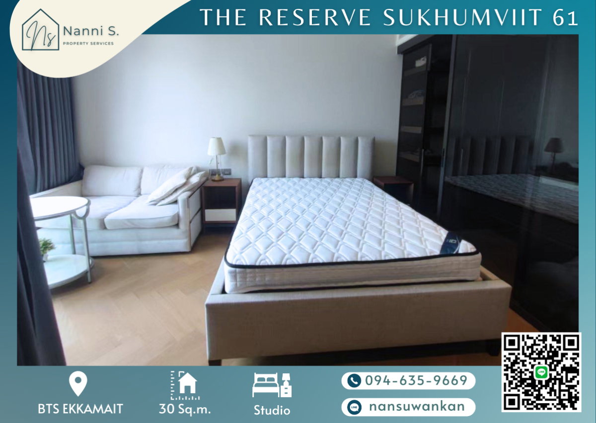 รูป 🚨🌿The Reserve Sukhumvit 61🌿🚨ราคาดีมาก รีบจองก่อนหลุด - รูปที่ 1/7