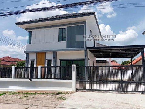 **ด่วน** ปล่อยเช่าบ้านเดี่ยว 2ชั้น 3ห้องนอน 3ห้องน้ำ ขอดรถได้ 2-40คัน ห้องสวย เฟอร์นิเจอร์ครบ