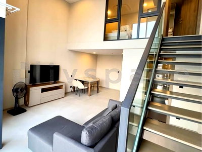 Condos for rent : ▚ L0PC02ツ FOR RENT: Cooper Siam 1 Bed Duplex 51.3sqm High Ceiling Ban That Thong Shuttle to BTS✨