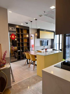 One9Five Asoke - Rama 9 | Ultra-High Floor 41st 2BR 2BA (Unobstructed City View, Tower A Unit 03) 62,000 THB / Month