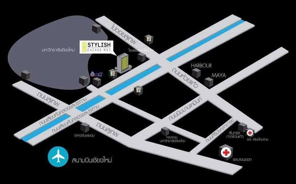 รูป ให้เช่า : สไตล์ริชคอนโด 1ห้องนอน ใกล้แยกภูคำ นิมมาน เชียงใหม่ วิวสระ โทร 082-389-9314 คุณบู  - รูปที่ 17/18