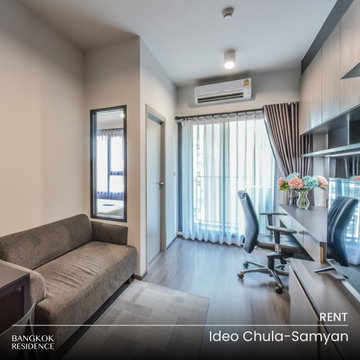 เช่าคอนโด 🚀 Ideo Chula-Samyan 1นอน 34ตร.ม. 25k 🛋️ ห้องสวย เฟอร์ครบครัน ใกล้ MRT สามย่าน