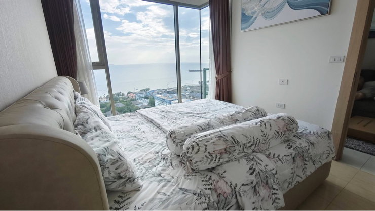 รูป Condo for Rent Jomtien • 35 sq.m. • 28th Floor Sea & City View - รูปที่ 4/17