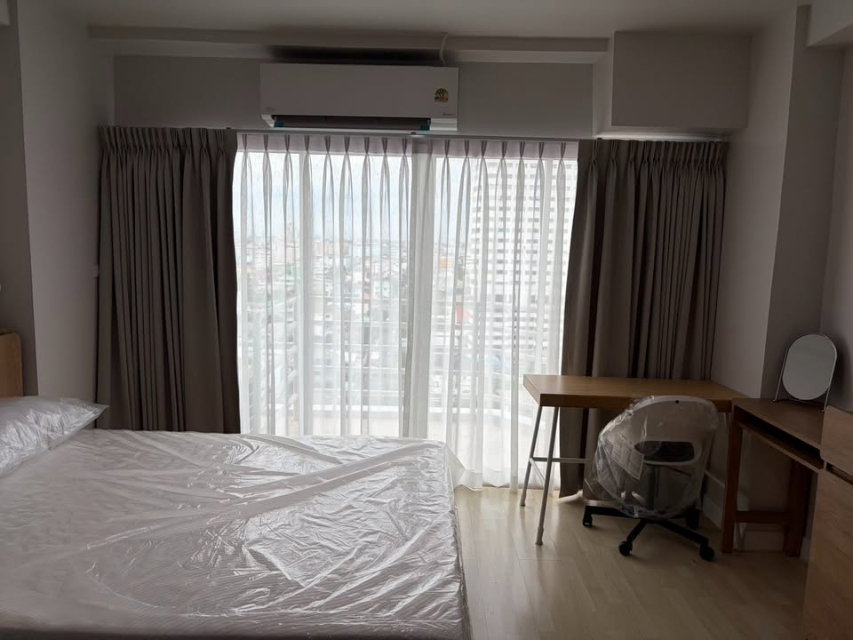 รูป CITY LIVING RATCHADA — 🧺 ขนาด 36.77 ตร.ม. ชั้นสูง (ชั้น 11) ทิศเหนือ + มีเครื่องซักผ้าและเครื่องอบผ้า! - รูปที่ 6/16