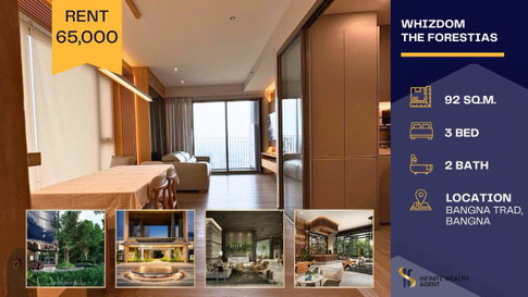ðĨHuge discount! Whizdom The Forestias 3Bed 92sqm High floor Forest viewðģ | 65K (Was 80K) | Fully furnished corner unit. DM to view!ðē