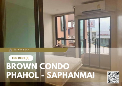 For Rent ð Brown Condo Phahol - Saphanmai ð Fully furnished and equipped with appliances; near Sripatum University.