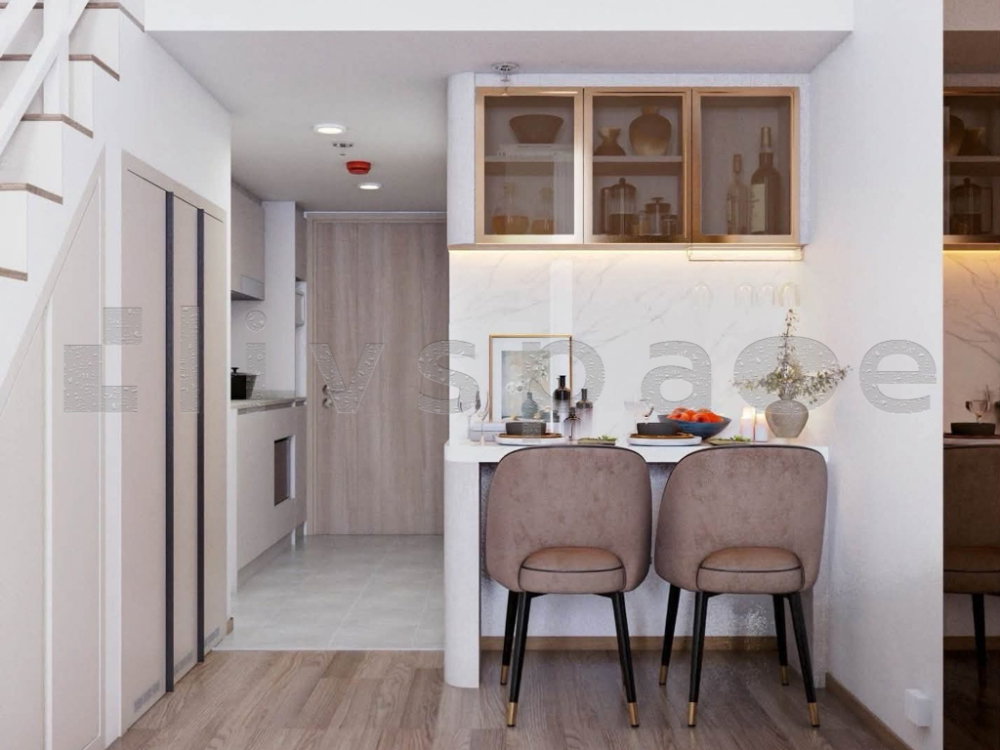 รูป ▚ L1CC03ツ ให้เช่า: Culture Chula 1 Bed Duplex 36ตร.ม. บิ้วอินใหม่ ห้องสวยมาก พร้อมจองต่อรองได้✨ - รูปที่ 3/6