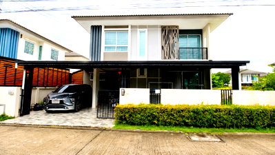Houses for sale : Corner Two-Storey Detached House for Sale at Casa Ville Rayong,53.2 sq.wah Only 3 km from Suchada Beach  Noen Phra, Rayong