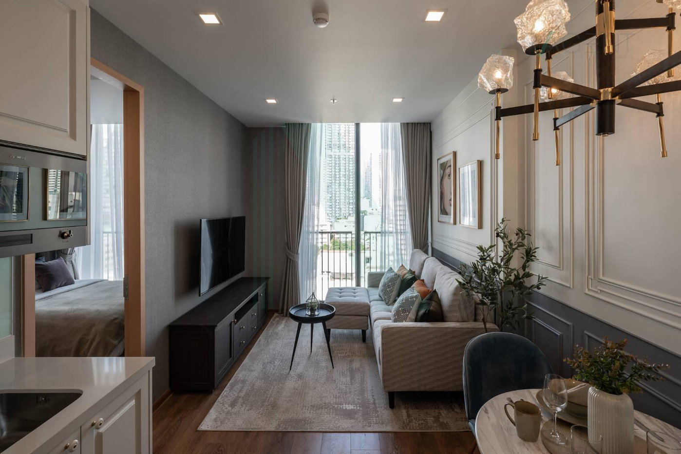 picture ð For Sell Condo NOBLE BE33 Building 1, Floor 11,1 bed room, Room size 34.00 sqm - 2/8
