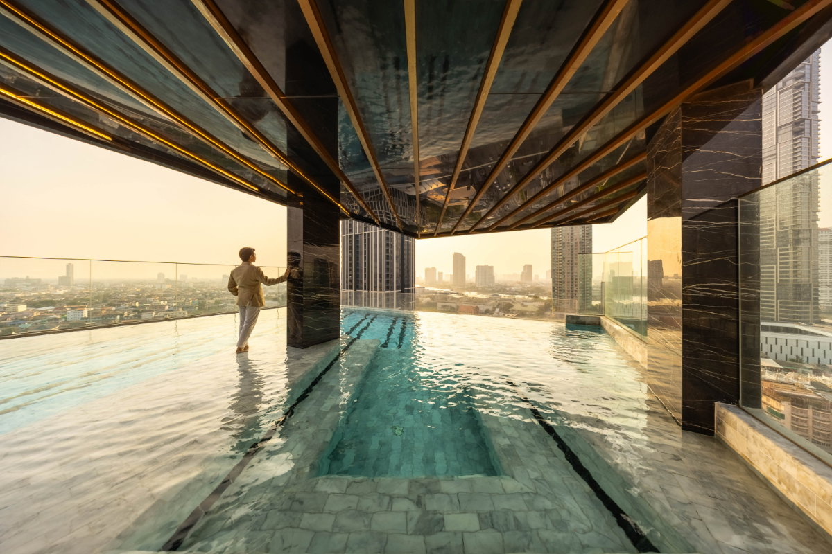 รูป ให้เช่า One Altitude  Charoenkrung  ** 130,000 บ./ ด. ***  ขนาด 132 ตร.ม.  3ห้องนอน 3ห้อง 1ห้องนั่งเล่น  +ห้องแม่บ้าน  ชั้น 10, 11  - รูปที่ 23/57