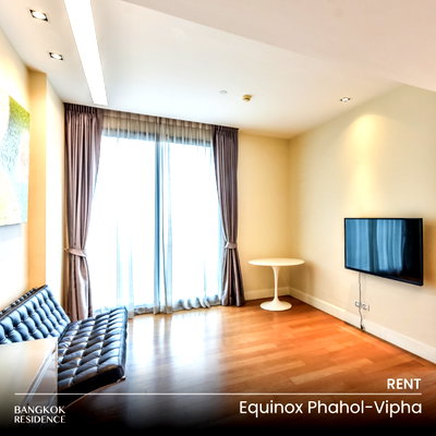 คอนโดให้เช่า : เช่าคอนโด ⭐ Equinox Phahol-Vipha 2นอน 62.93ตร.ม. 30k ✨ ห้องพื้นที่กว้างพิเศษ ใกล้ BTS หมอชิต 