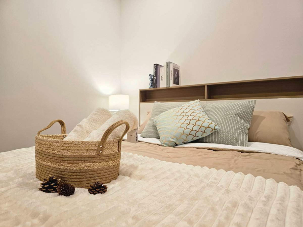 รูป ให้เช่า The Livin Ramkhamhaeng ห้องใหม่มือ 1 วิวสระ ใกล้ MRT ลำสาลี เพียง 11,500 บาท - รูปที่ 5/13