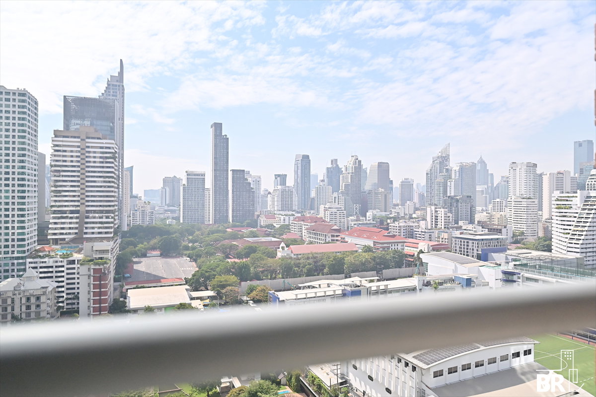 picture Rental Condo 🌃 Villa Asoke, 2BR 91 sq.m. 50K 💎 Spacious Unit with Beautiful View, Near MRT Phetchaburi  - 10/13