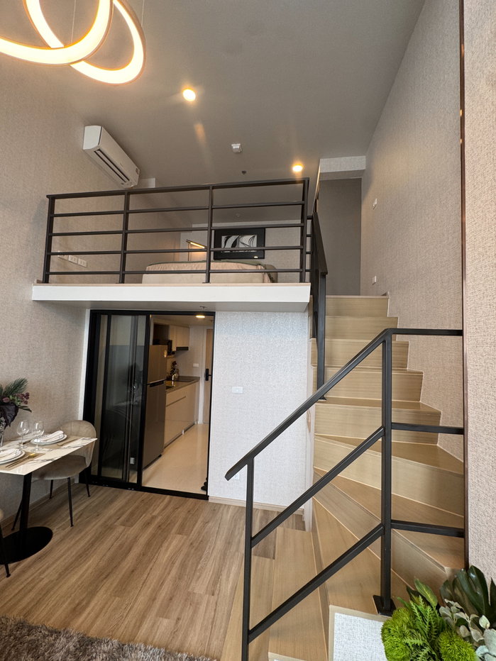 รูป Condo for RENT : Culture Thonglor   𝐒𝐢𝐳𝐞 : 42 sqm.  Duplex 1 Bedroom 1 Bathroom / City View  𝐅𝐥𝐨𝐨𝐫 : 22nd  ✅Fully furnished - รูปที่ 5/15