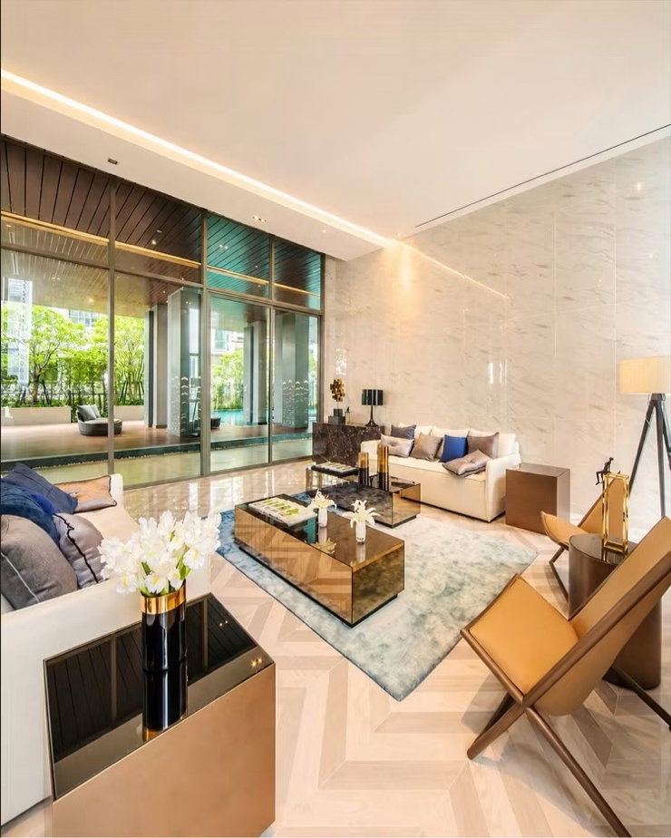 picture ​​The Room Sukhumvit 69 ✨ Premium 2BR | Just 100 m from BTS Phra Khanong | High Floor | Luxuriously Furnished, Ready to Move In - 13/14