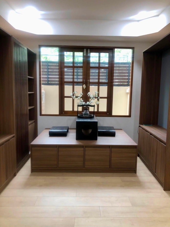 รูป [VR0687] 🔥 ขาย 9.5 ล้าน / เช่า 45,000/เดือน | ทาวน์เฮ้าส์รีโนเวท Modern Chinese รัชดา 18 ใหญ่ 180 ตร.ม. ฮวงจุ้ยดี ใกล้ MRT ห้วยขวาง & สุทธิสาร! 🔥 - รูปที่ 4/18