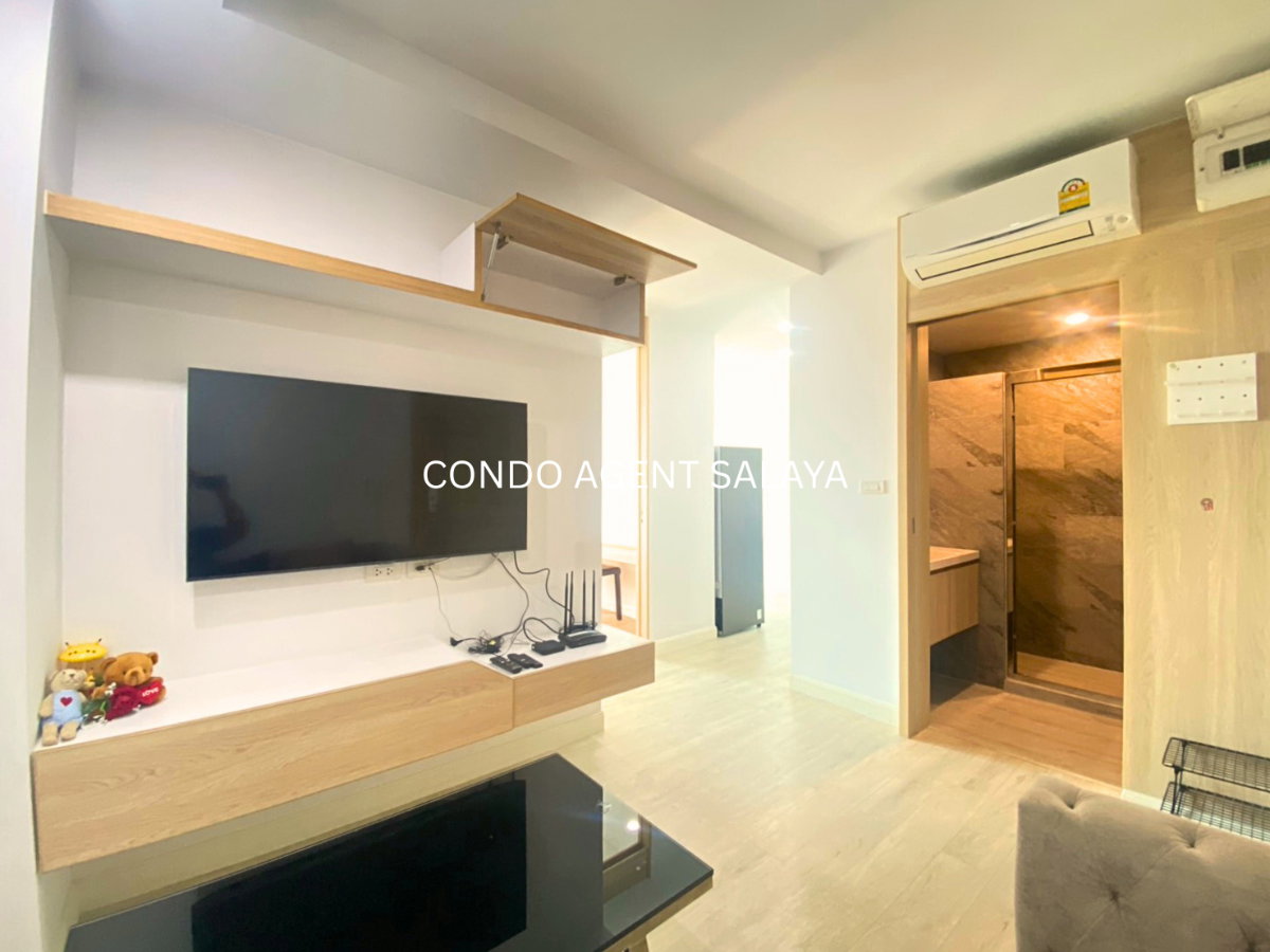 รูป ขาย V Condo Salaya 𝟏 𝐁𝐞𝐝𝐫𝐨𝐨𝐦 | 𝟏 𝐁𝐚𝐭𝐡𝐫𝐨𝐨𝐦 🛁 วิวสนามกอล์ฟ - รูปที่ 2/16