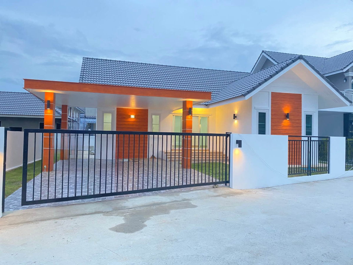 รูป POS บ้านเดี่ยวชั้นเดียว หนองจ๊อม, สันทราย ทำเลสงบ ใกล้เมือง น้ำไม่ท่วม, เฟอร์นิเจอร์และเครื่องใช้ไฟฟ้าครบ พร้อมอยู่ - รูปที่ 1/12