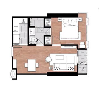 31st-Floor 1-BR At One 9 Five Asoke - Rama 9 Near MRT Phra Ram 9 (ID 3192582)