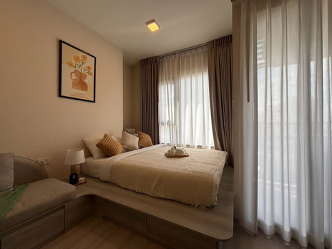 For Rent: COBE Ratchada Rama 9 — pet-friendly, resort-style living near MRT Thailand Cultural Centre.