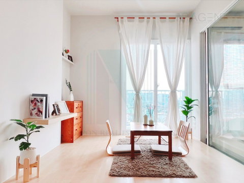 🚩 For Rent Condo THE PARKLAND RATCHADA-WONGSAWANG Building 1, Floor 12A,1 bed room, Room size 30 sqm