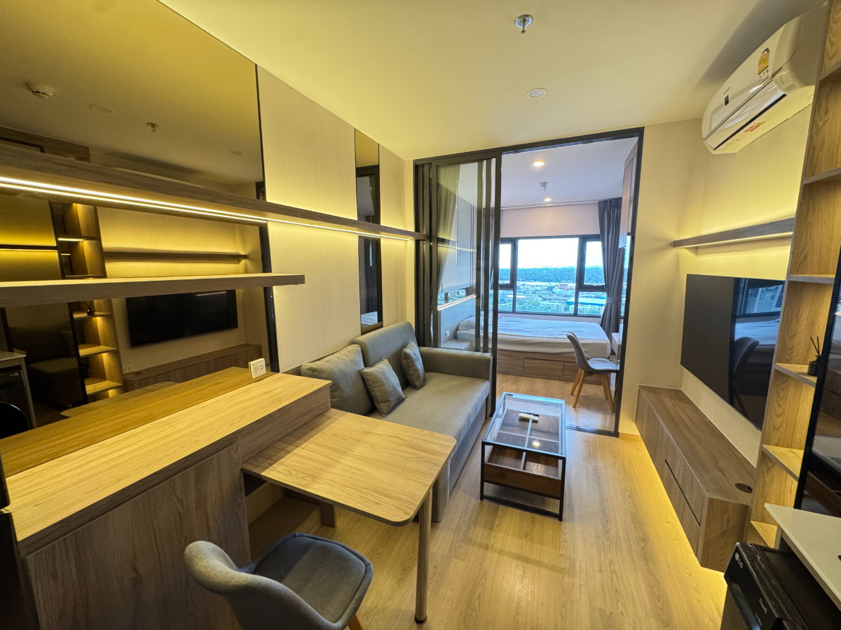 รูป Condo for RENT : Life Rama 4 Asoke 𝐒𝐢𝐳𝐞 : 30 sqm. 𝐓𝐲𝐩𝐞 : 1 Bed 1 Bath / City View 𝐅𝐥𝐨𝐨𝐫 : 27th ✅Fully furnished - รูปที่ 10/13