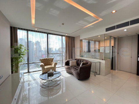 ▚ L0HC03ツ FOR RENT: The Bangkok Sathorn 2 Bed 2 Bath 118sqm Best Price Guarantee Newly Renovated Direct BTS Access✨