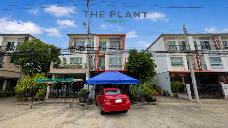 ขายทาวน์โฮม : ขายทาวน์โฮม 3 ชั้น หลังมุม The Plant Citi Nawamin 86 บ้านบิวท์อินพร้อมอยู่ ใกล้รถไฟฟ้าสายสีชมพู