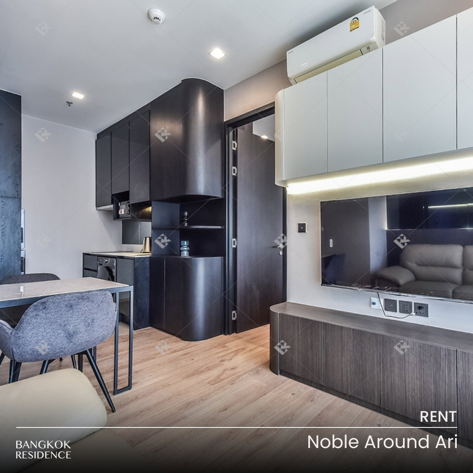 รูป เช่าคอนโด 🌃 Noble Around Ari  1นอน 35ตรม 29k 💚 ยูนิตว่าง พร้อมเช่า ใกล้ BTS อารีย์  - รูปที่ 1/10